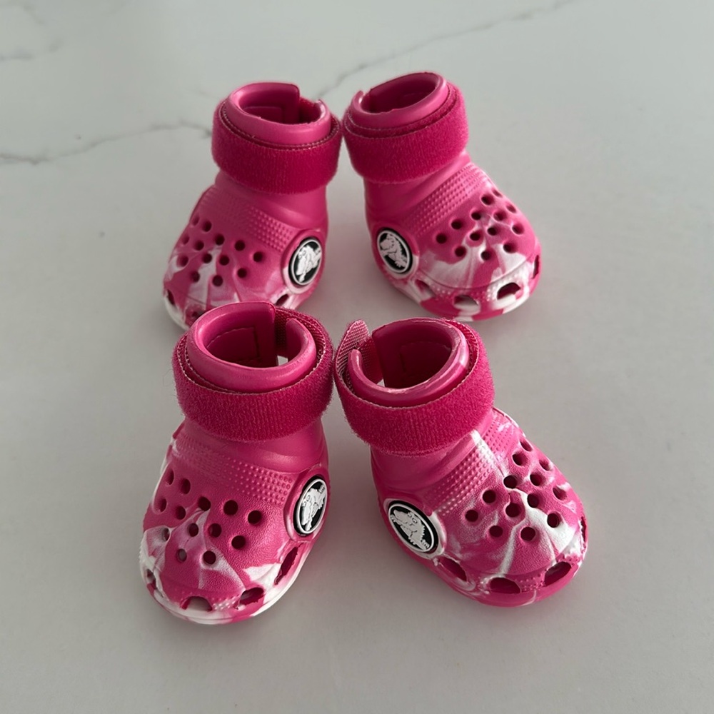 Bark x Crocs for Dogs size small Pink Dragon Fruit (new)